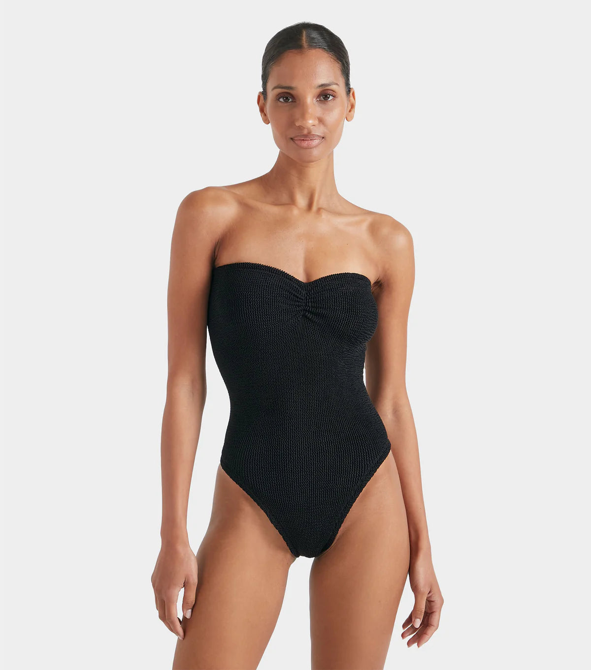 HUNZA G Brooke One Piece Black