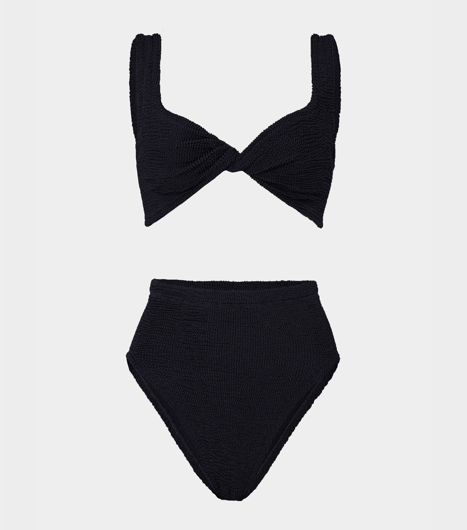 HUNZA G Jamie Bikini   Black