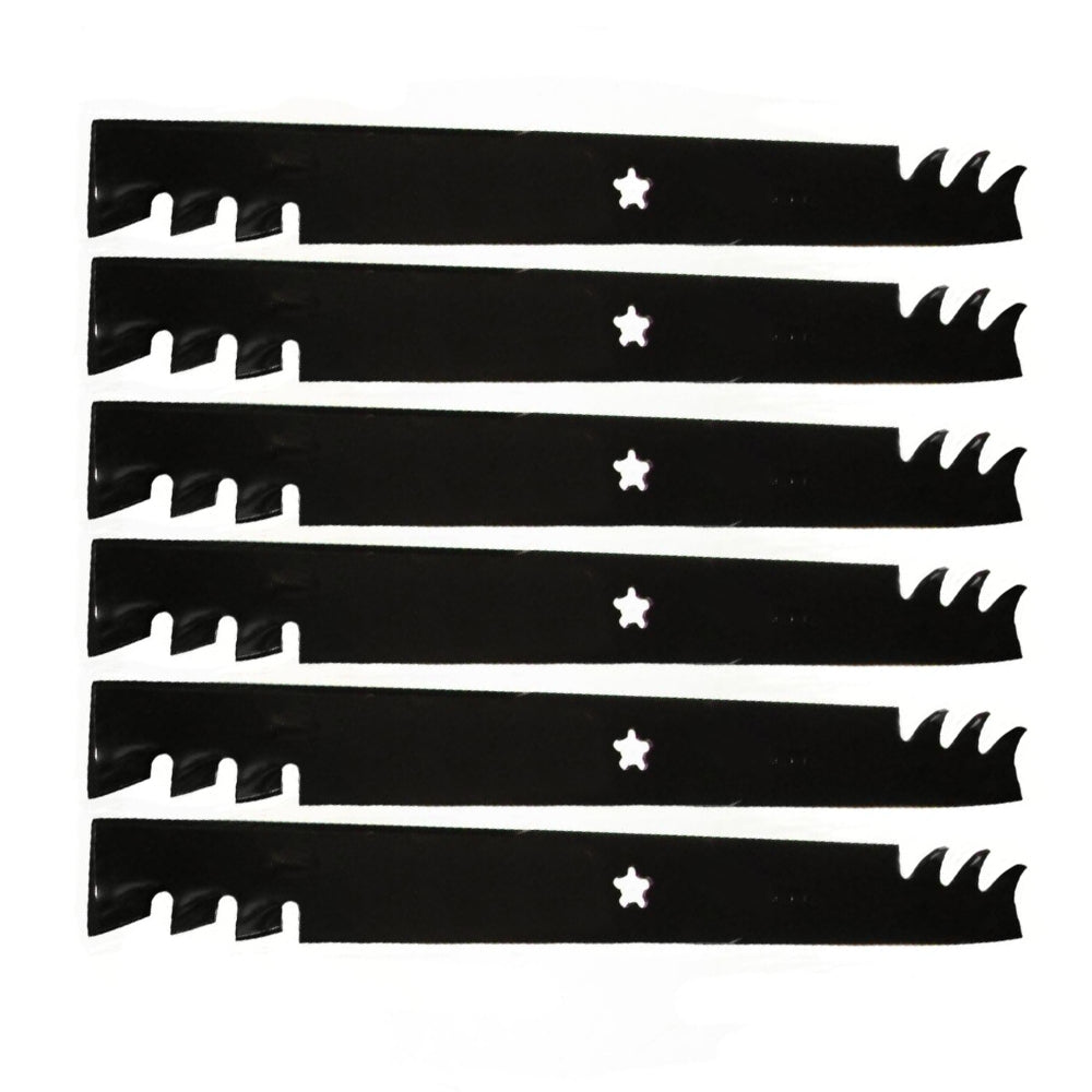 RELIABLE AFTERMARKET PARTS, INC®  FEDEX2DAY PP21011 Qty 6: 22 7/8" 5 Point Blade Fits Poulan