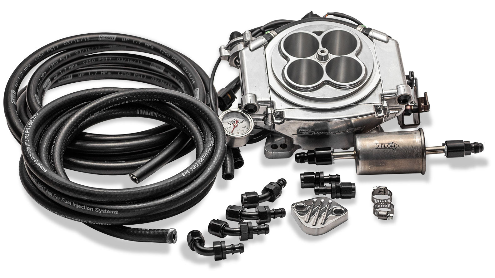 Holley Sniper 2 EFI Master Kit   Polished, TOMS OFFROAD Exclusive