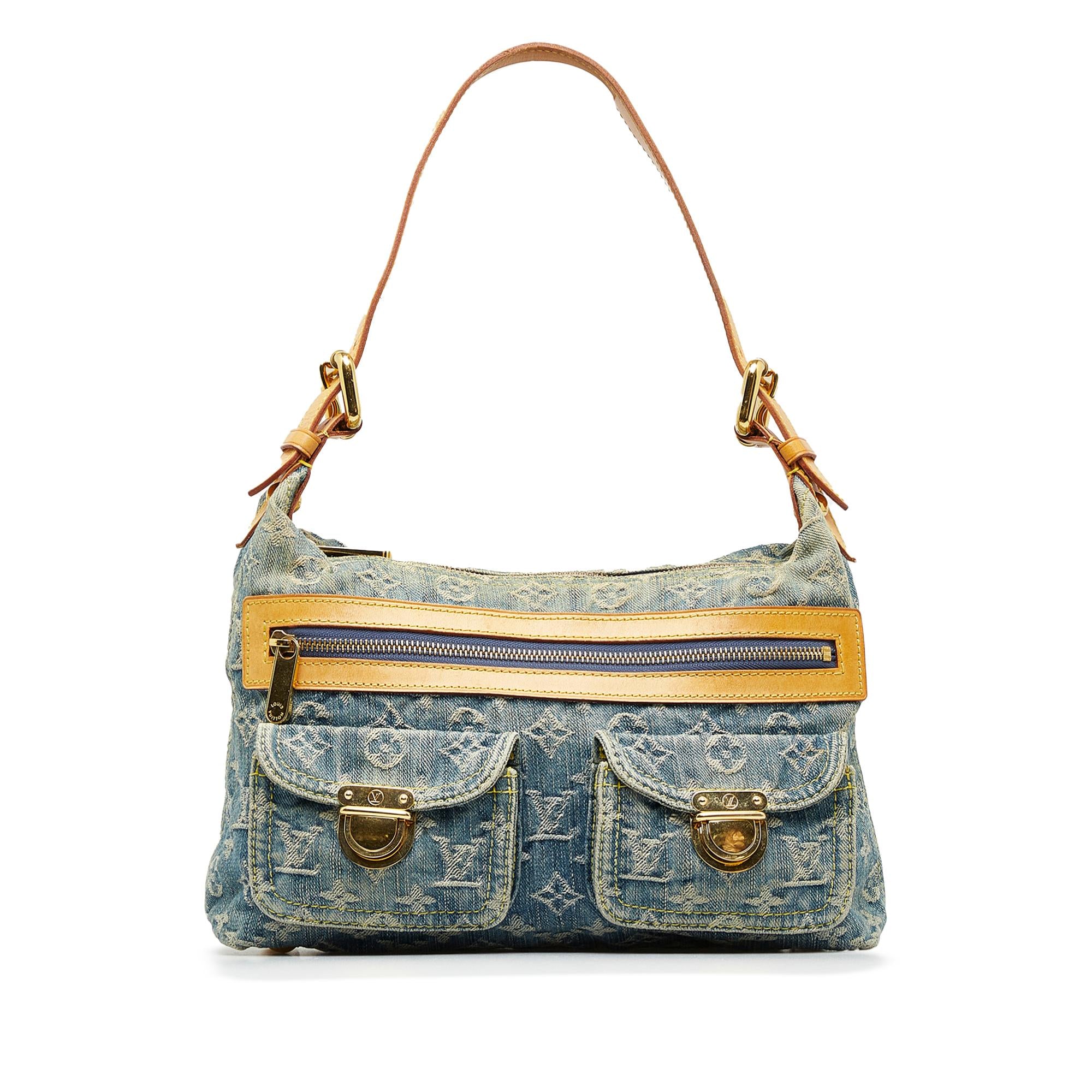 Louis Vuitton Monogram Denim Baggy PM (SHG BHhqJz)