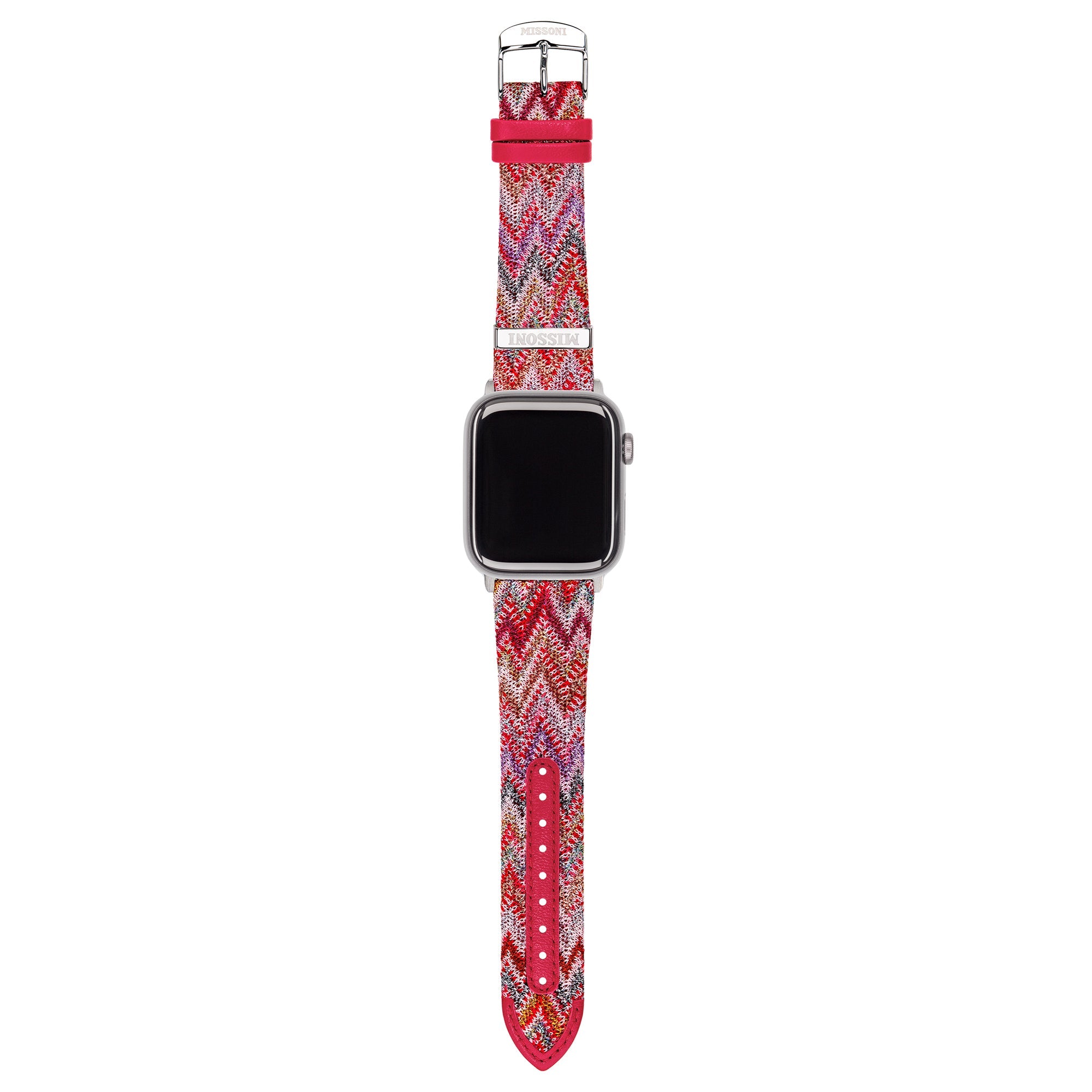 Missoni Sport Apple Watch Strap Multicolor Authentic Zigzag Fabric 42mm  44mm  and 45mm   SLMW1038FSG