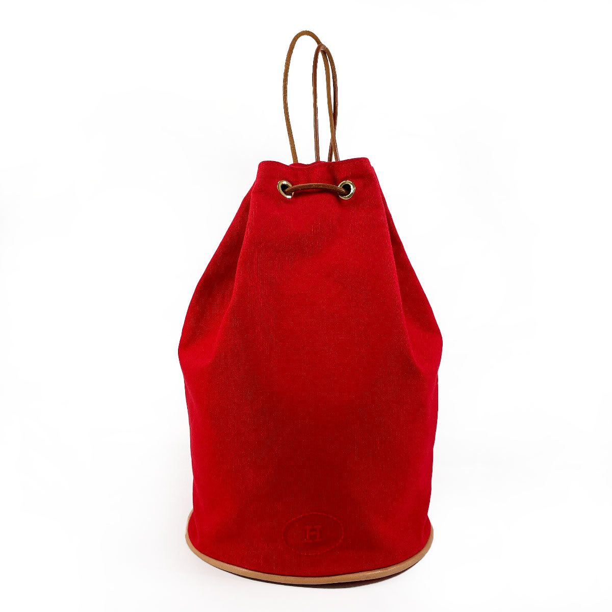 HERMES Shoulder Bag Cotton   100% cotton Red Porosion Mimill PM