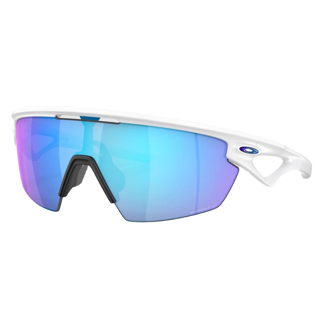 Oakley Sphaera Sunglasses   Matte White Prizm Sapphire Polarised