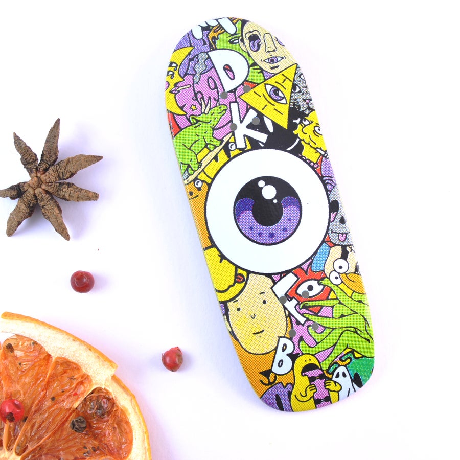 ON POINT FINGERBOARDS DK Fingerboards Single Deck   'Oko' Real Wear