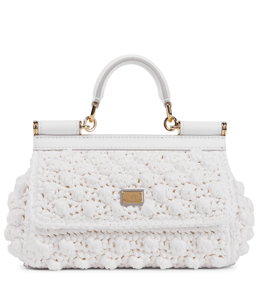Dolce&Gabbana Bridal Sicily Small crochet tote