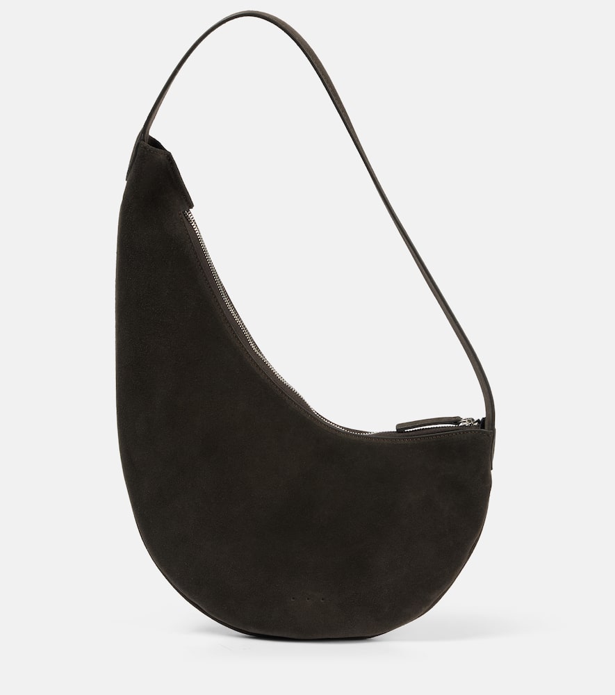 Aesther Ekme Lune Mini suede shoulder bag