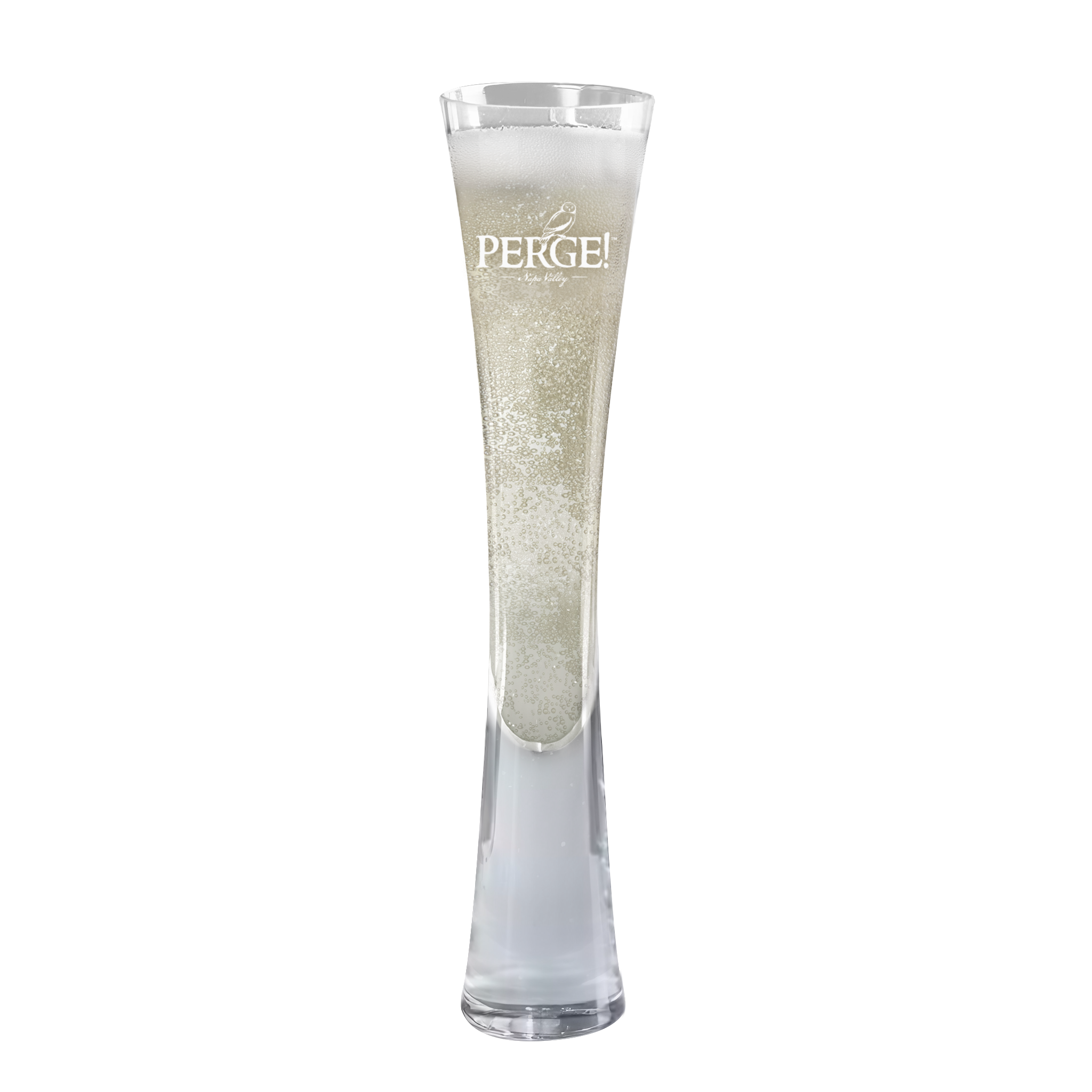 PHI GAMMA DELTA   PERGE! Hand Blown Artisan Crafted Champagne Flute