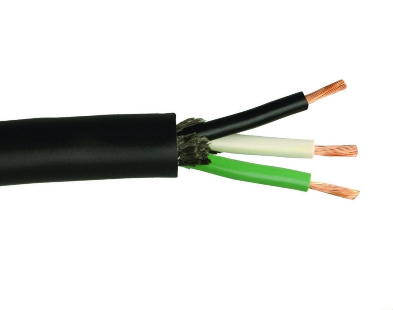 NASSAU NATIONAL CABLE 1000' 2/3 SEOOW Portable Cord 600V Black Non UL