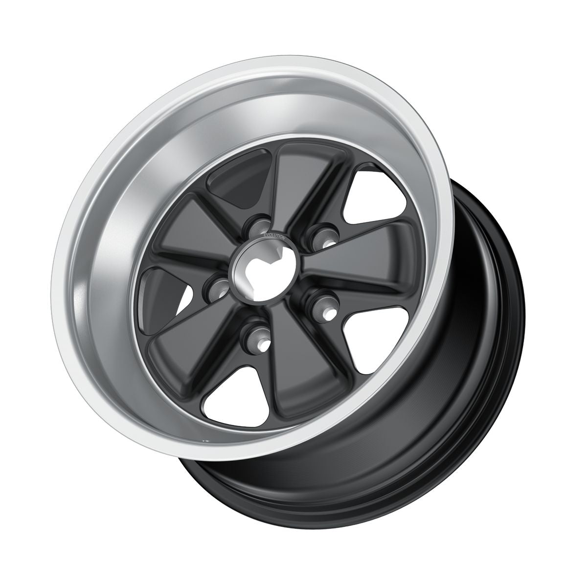 FUCHSFELGE Porsche Fuchs Wheel Black 16x9   911/912E/930  FE160901301571B