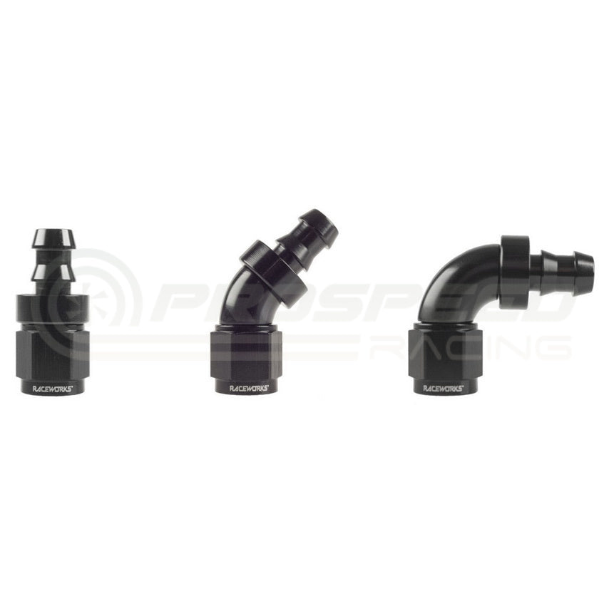 Raceworks 400 Series AN 5 Push Lock Hose End