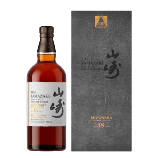 SUNTORY YAMAZAKI DISTILLERY The Yamazaki 18 Year old Mizunara Cask 100th Anniversary Limited Edition Japanese Whisky