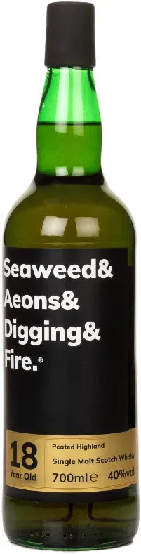 Seaweed & Aeons & Digging & Fire 18 Year Old Single Malt Scotch Whisky 700ml