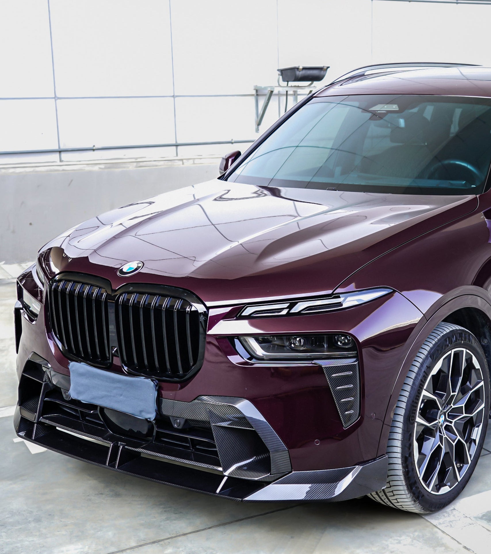 TAKD Carbon Front Lip for BMW X7 xDrive40i M60i ALPINA XB7 LCI G07 Carbon Fiber