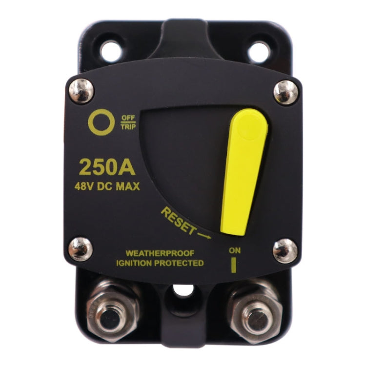 GARSUPPLY 250A CB6 Car RV Yacht Audio Restore Insurance Holder Switch