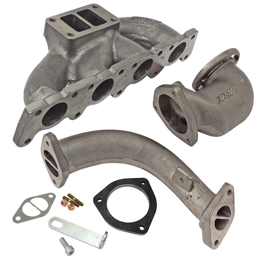 SPA TURBO USA VW MKIV GTI T3 Twin Scroll Top Mount Turbo Manifold   TMA16 EVOLUTION
