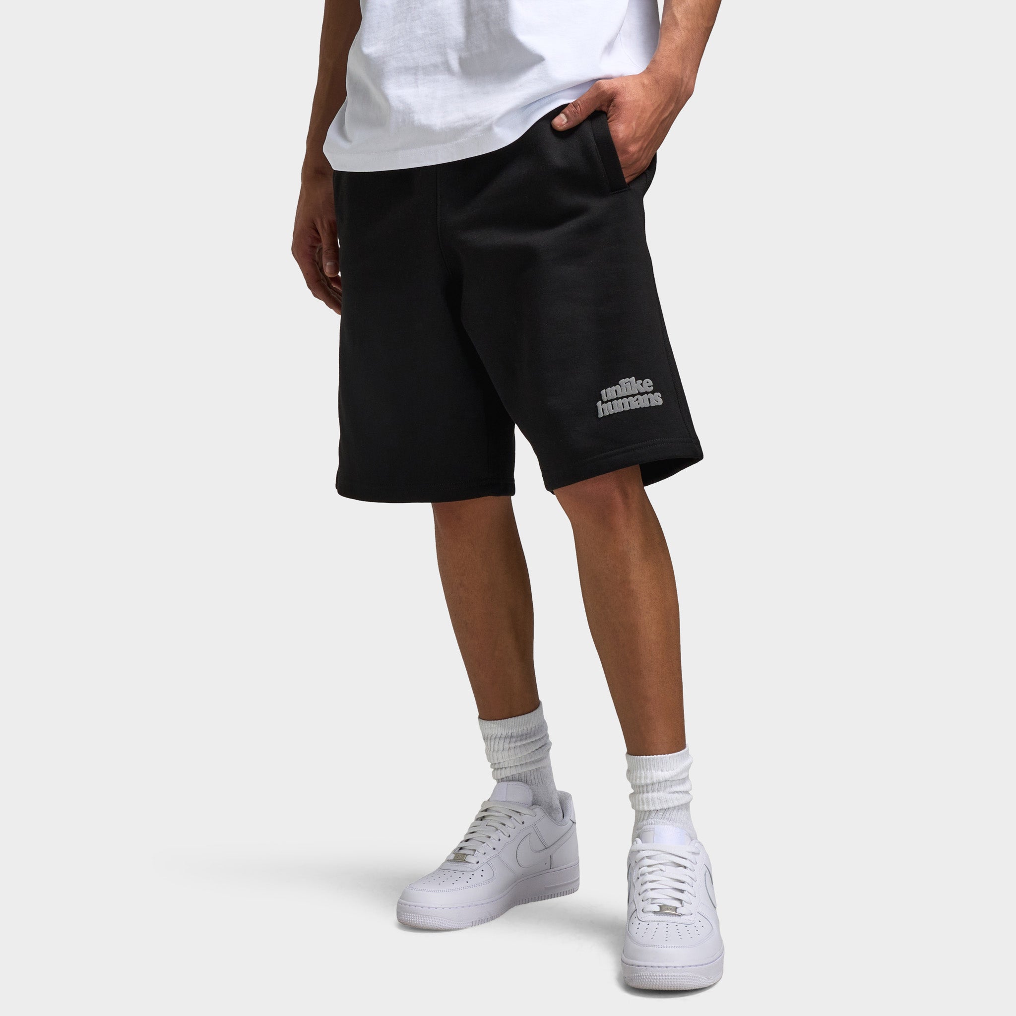 Unlike Humans Bubble Short   Black