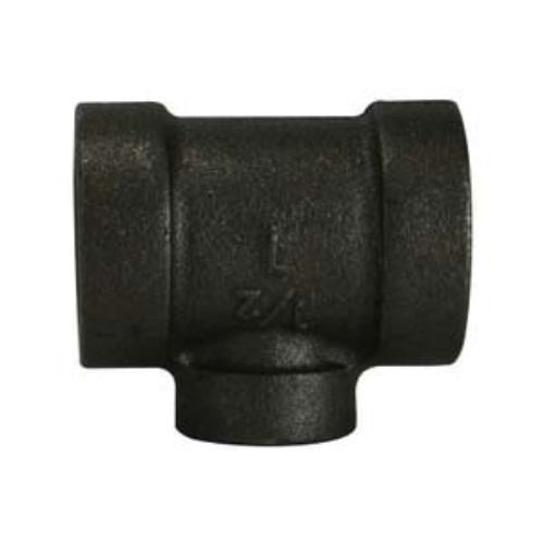MIDLAND INDUSTRIES 1 1/2" X 1" Extra Heavy 300 Malleable Iron Galvanized Reducing Tee Fittings 69318