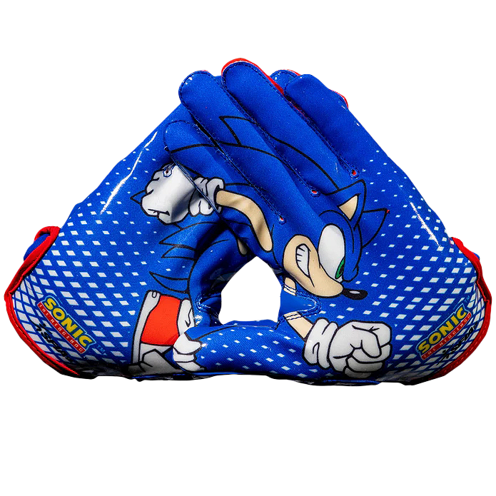 PHENOM ELITE BRAND Sonic the Hedgehog Football Gloves   VPS5 by Phenom Elite