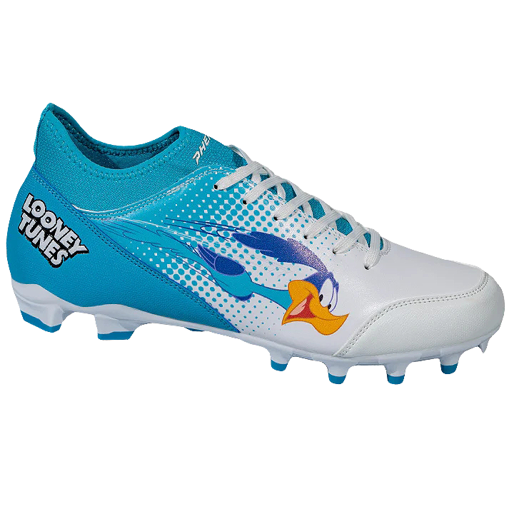 PHENOM ELITE BRAND Looney Tunes Football Cleats   Road Runner   Velocity 3.0 by Phenom Elite