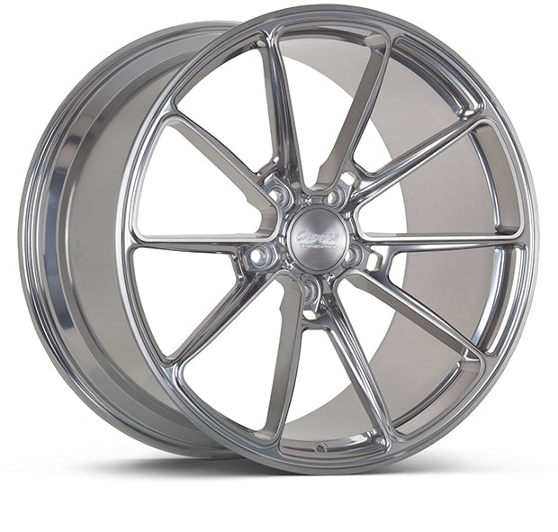 Vossen X Champion RS92 20X9 / ET44 / 5X130 / Brushed Gloss Clear Wheel / 911 Turbo 991 5 Lug Front