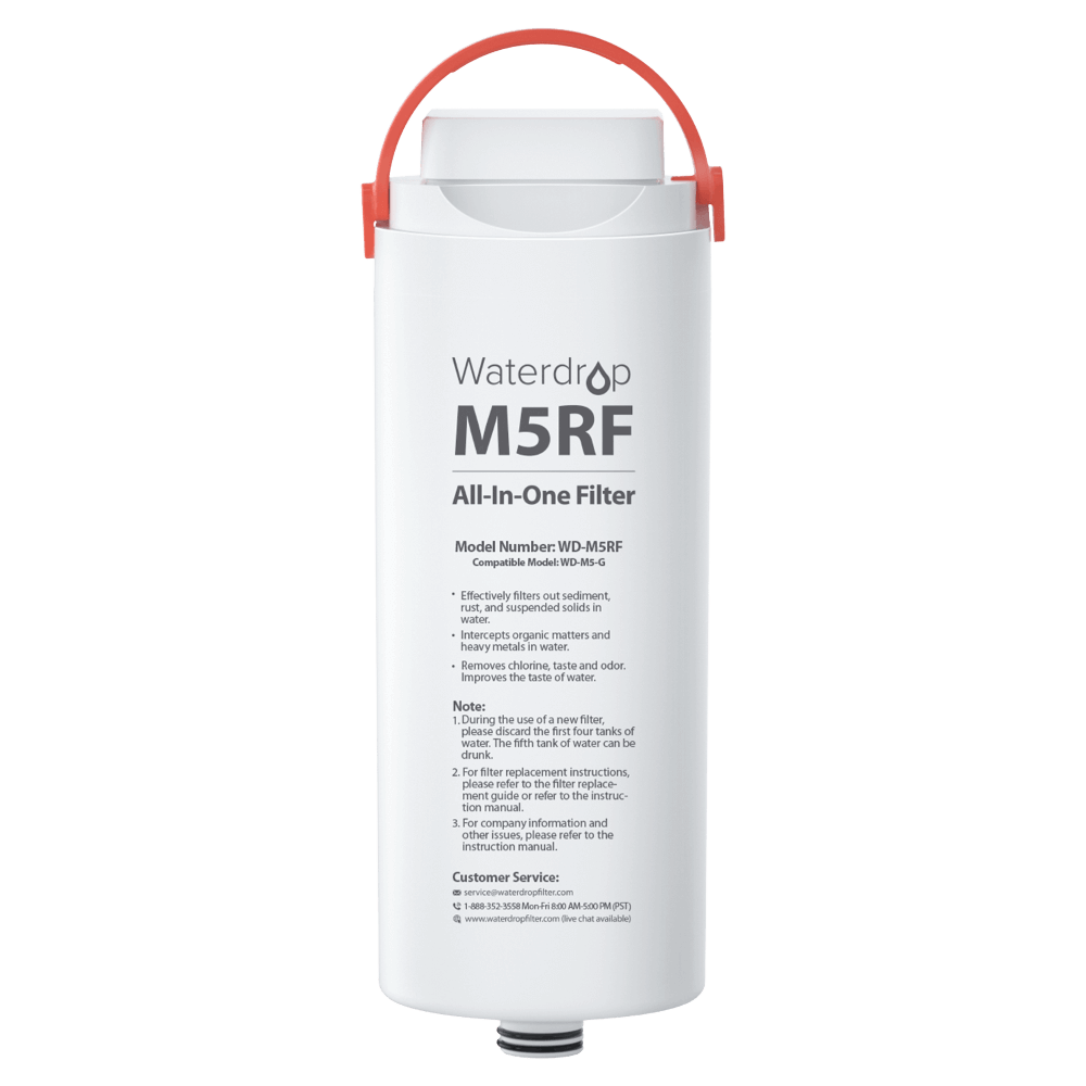 WATERDROP Countertop Reverse Osmosis System Replacement Filter WD M5RF