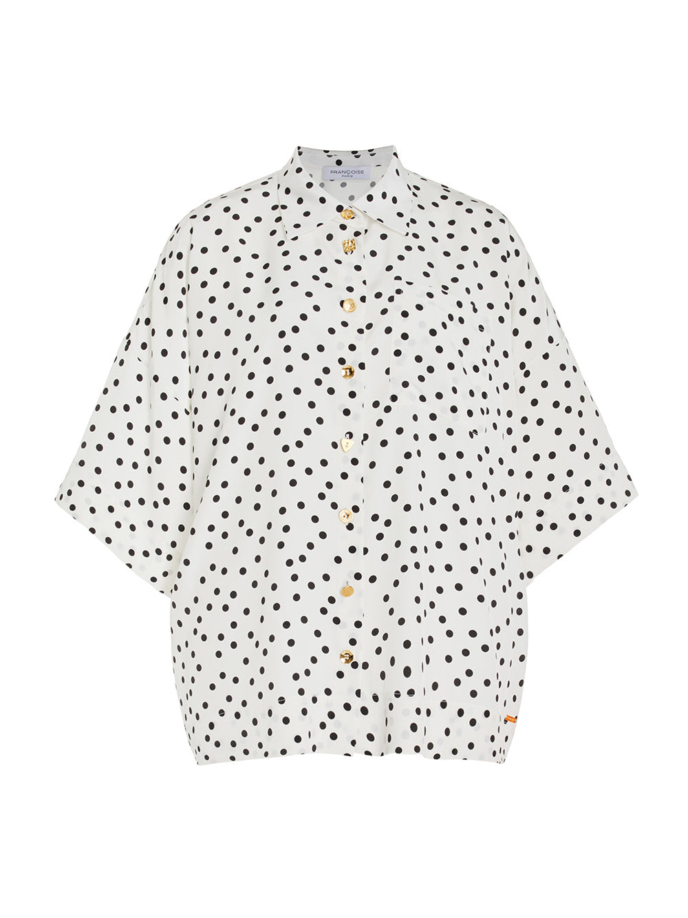 FRANCOISE CHEMISE ZOUA BLANC & NOIR