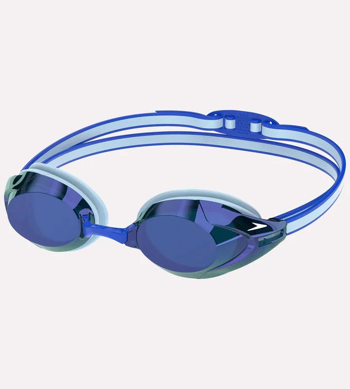Speedo Vanquisher 3.0 Mirrored Swim Goggles   Hawaiian Sky Cobalt Iris Mirror