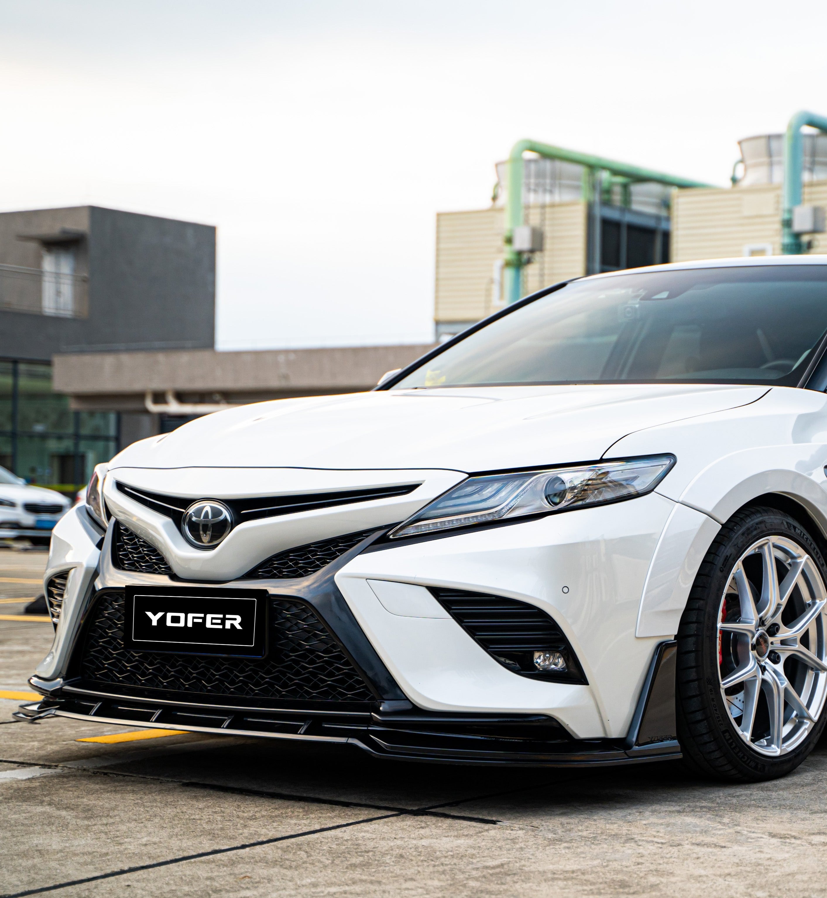 Yofer USA V1 Front Lip Splitter for Toyota Camry 8th Gen XV70 SE XSE 2018 2020 PP
