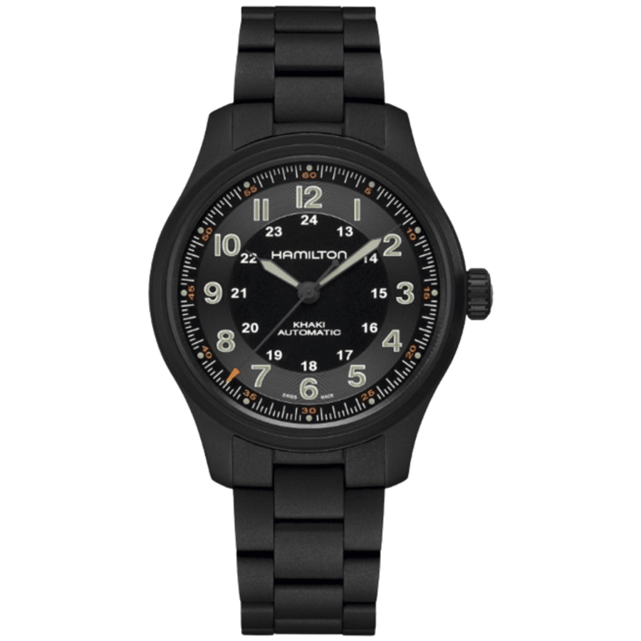 2818 Hamilton Khaki Field Titanium Auto Black Dial Titanium Men's Watch H70665130