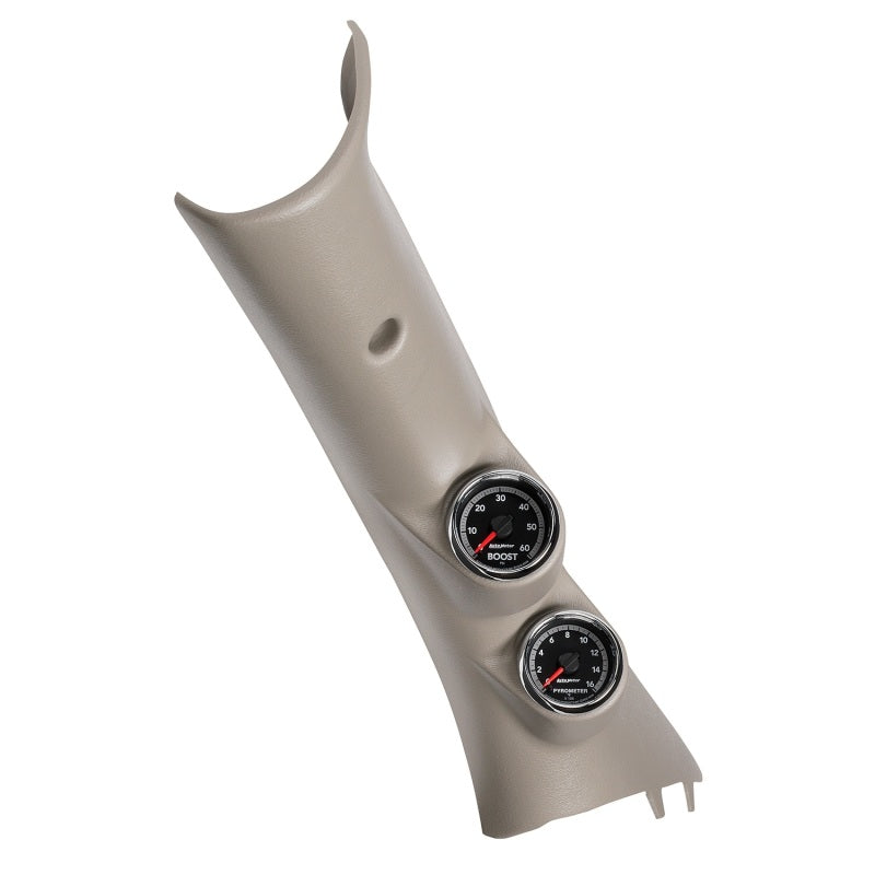 Autometer 10 12 Dodge Ram Gen4 Factory Match Dual Pillar Gauge Kit