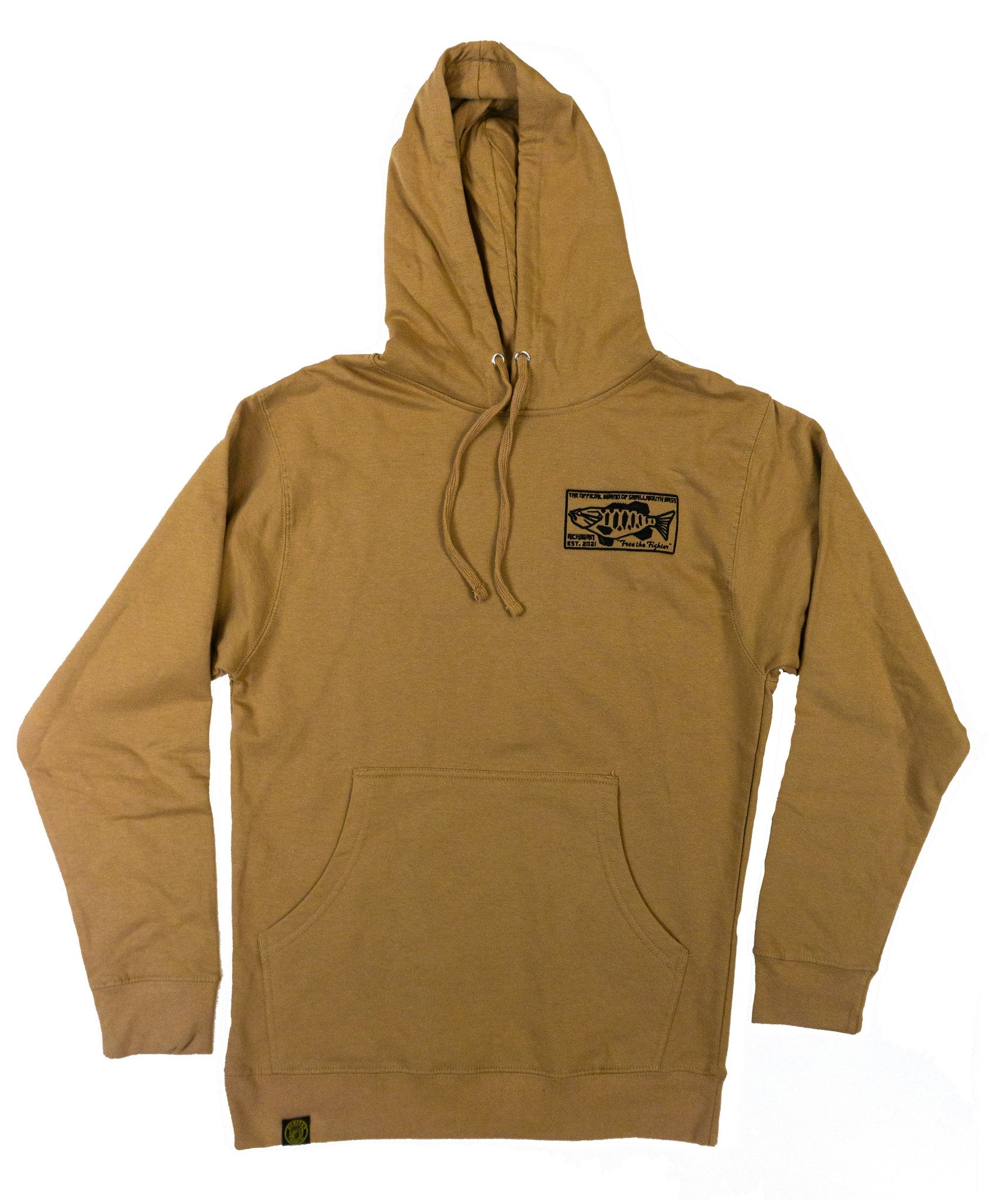 Achigan Free the Fighter Embroidered Hoodie Sand/Black
