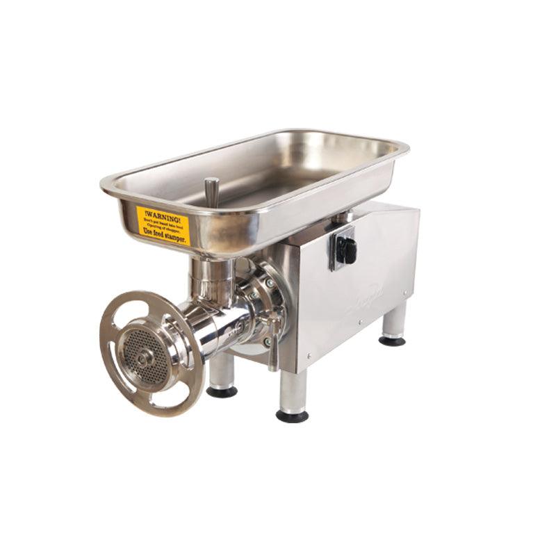 Acrochef #32 Stainless Steel Gearbox Driven Meat Grinder   2 HP, 208 240V   CT 100 32
