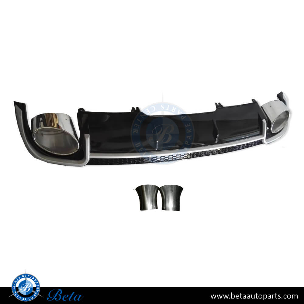 BETAAUTOPARTS Audi A4 (2016 2019), Rear Diffuser RS4  Look with Exhaust Tips for Standard, China, 8W0807521