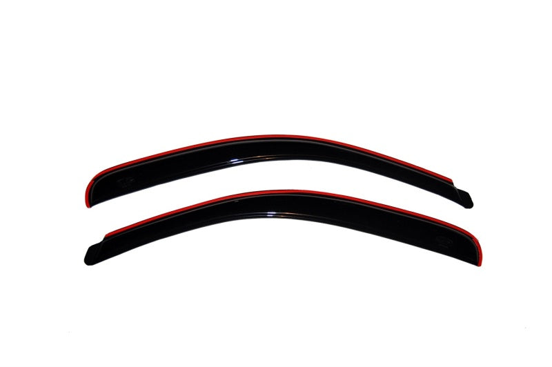 AVS 07 18 Toyota Tundra Standard Cab Ventvisor In Channel Window Deflectors 2pc   Smoke