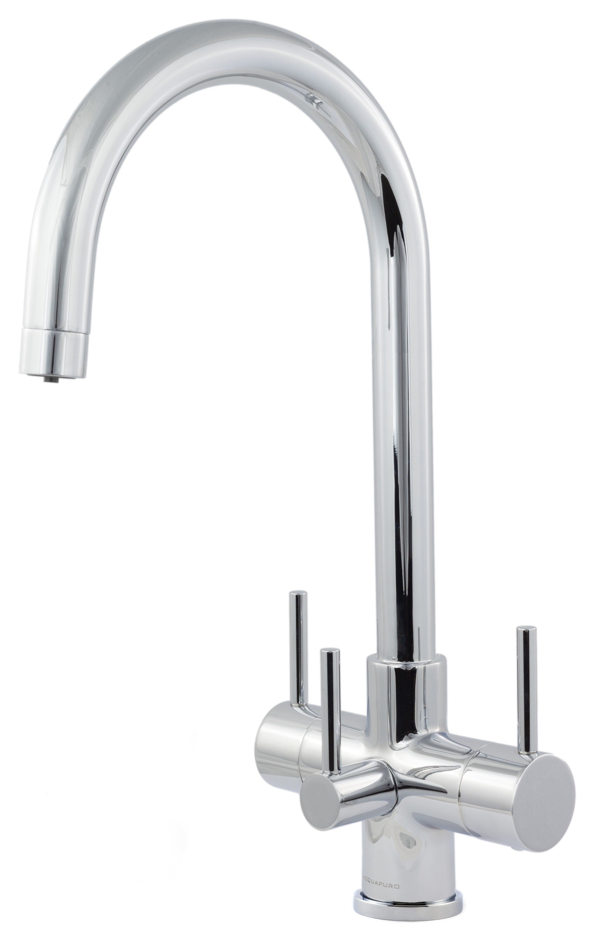 WATER FILTER MEN Verona 3 Lever Triflow Tap Chrome