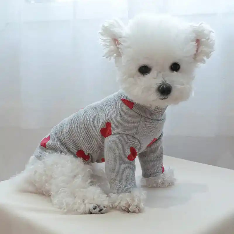 2214 Heart of Hearts Dog Turtleneck