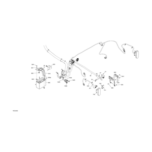 SWAMP FOX Battery Bolt Kit by Can Am