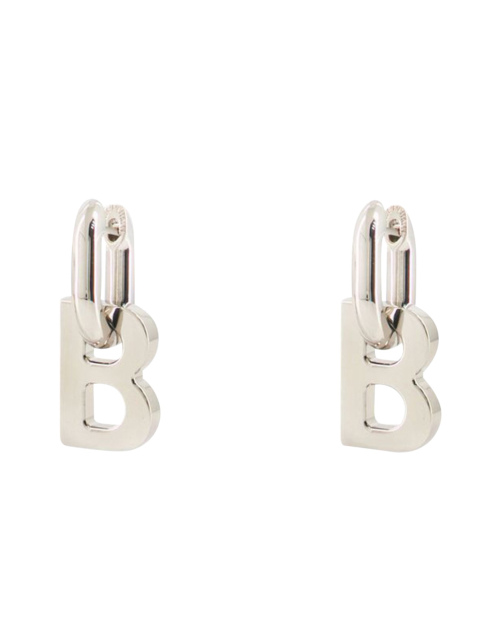 2604 B Chain Xs Earp Earring   Balenciaga    Slick Silver