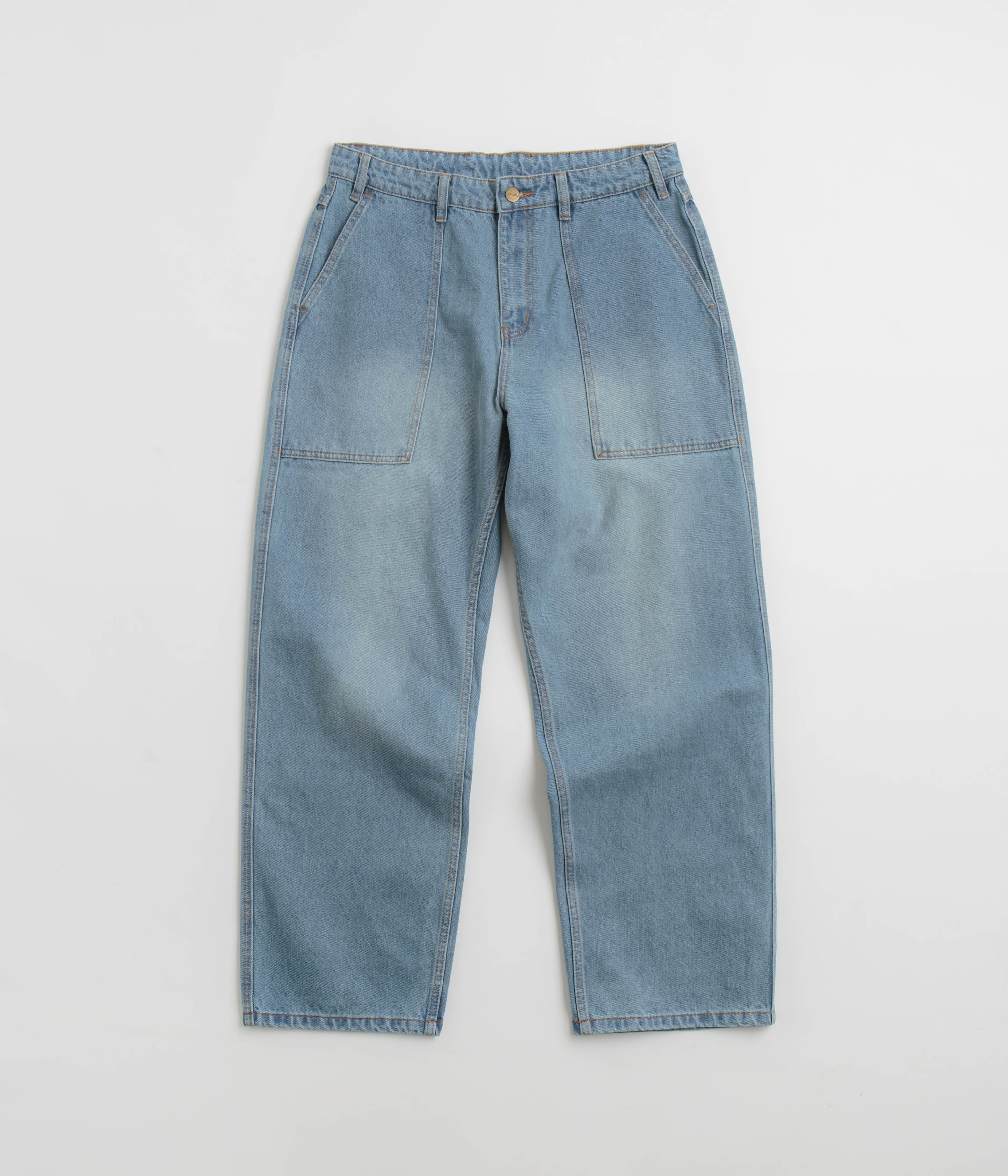 Butter Goods Patch Pocket Jeans   Faded Blue