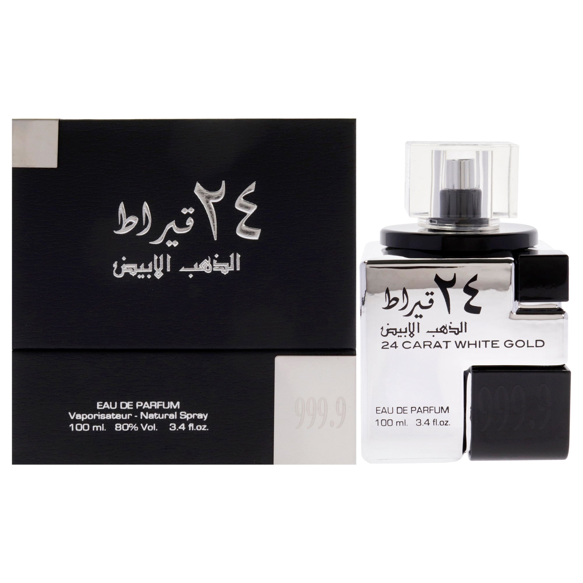 2281 24 Carat White Gold by Lattafa for Men 3.4 oz EDP Spray