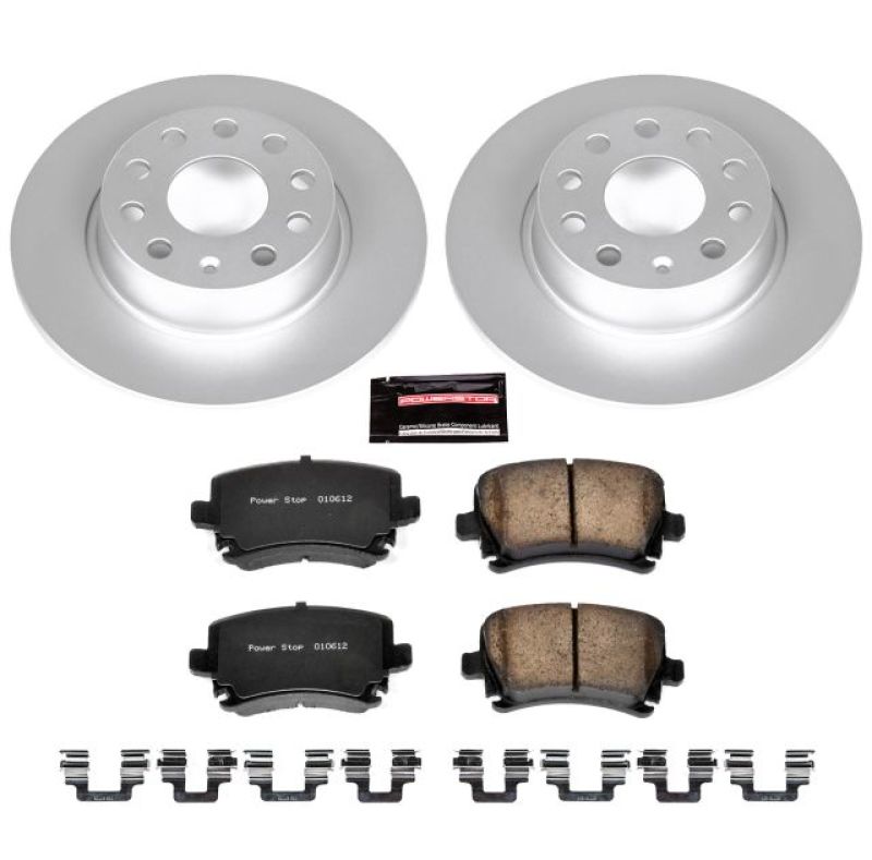 POWERSTOP Power Stop 2013 Audi A3 Quattro Rear Z23 Evolution Sport Coated Brake Kit
