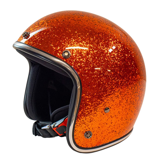 Cavalero Slimline Super Flake Low Profile Open Jet Helmet
