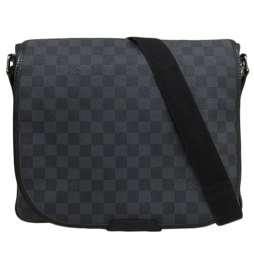 2604 Louis Vuitton Damier Graphite Daniel MM Shoulder Bag