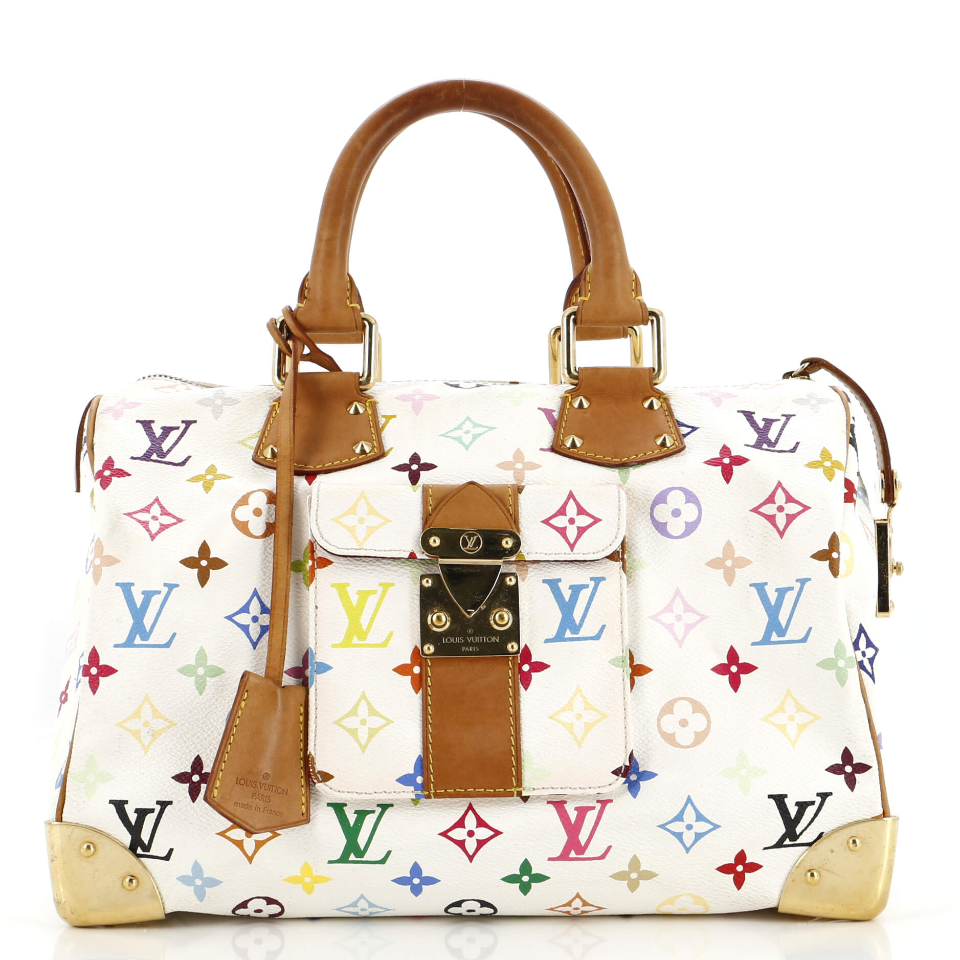 2860 Speedy Handbag Monogram Multicolor 30