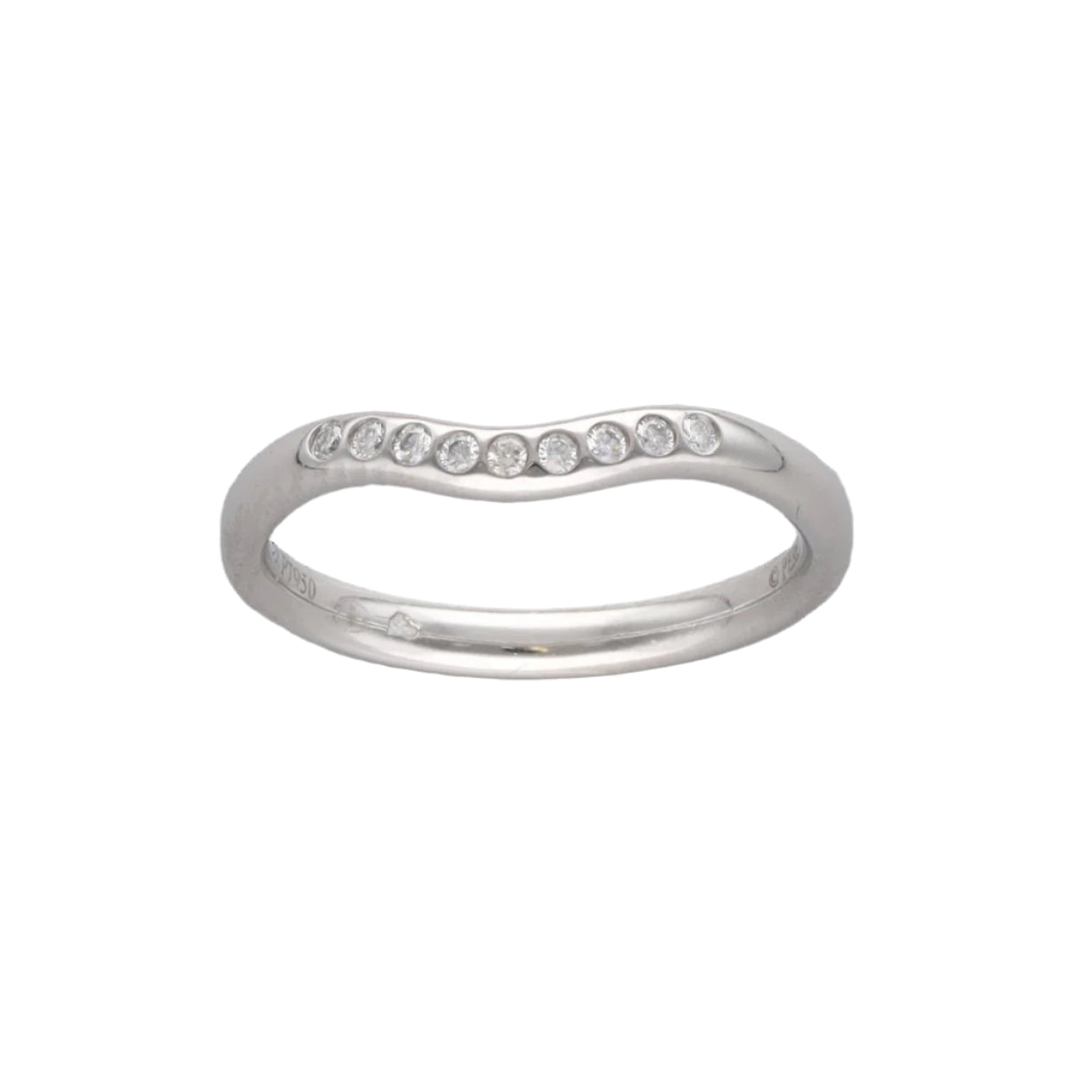 JMBOTTAZZI Demi alliance TIFFANY & CO   Olga Peretti en platine et diamants