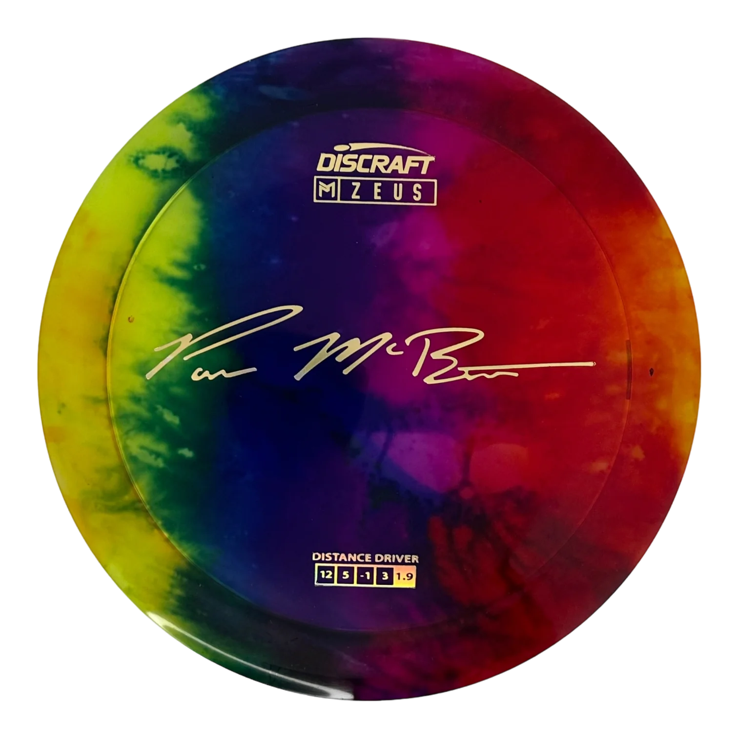 Discraft Z Fly Dye Paul McBeth Zeus   Paul McBeth XL Signature