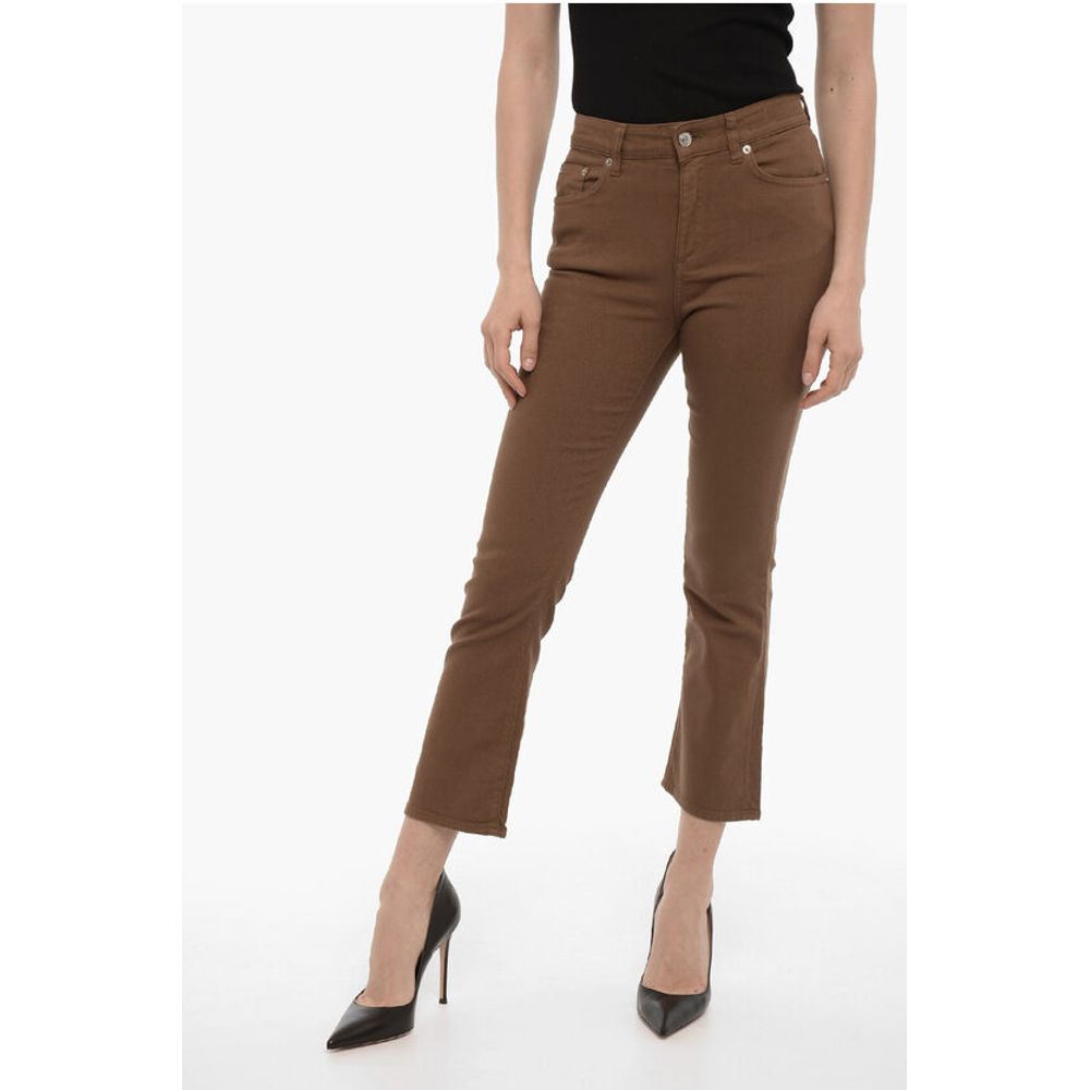 2275 Department 5 5 Pockets Cropped CLAR Pants with Women's Logo Button