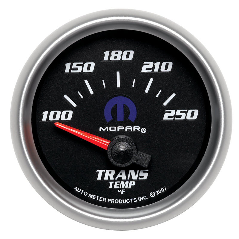 Autometer Mopar 52.4mm SSE 100 250 Degree F Transmission Temperature Gauge