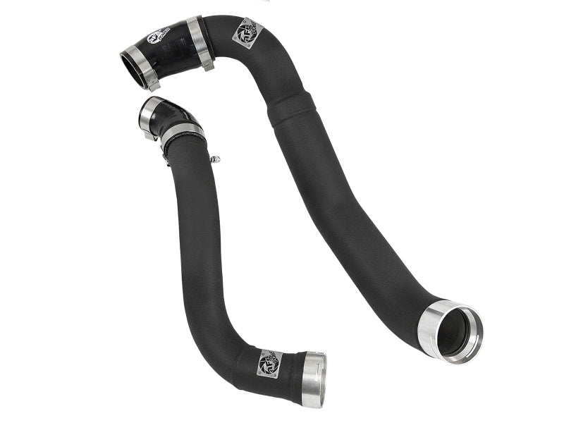 aFe Bladerunner 3.5in 3in Intercooler Cold Side Tube Black   18 19 Ford F 150 V6 3.0L (td)